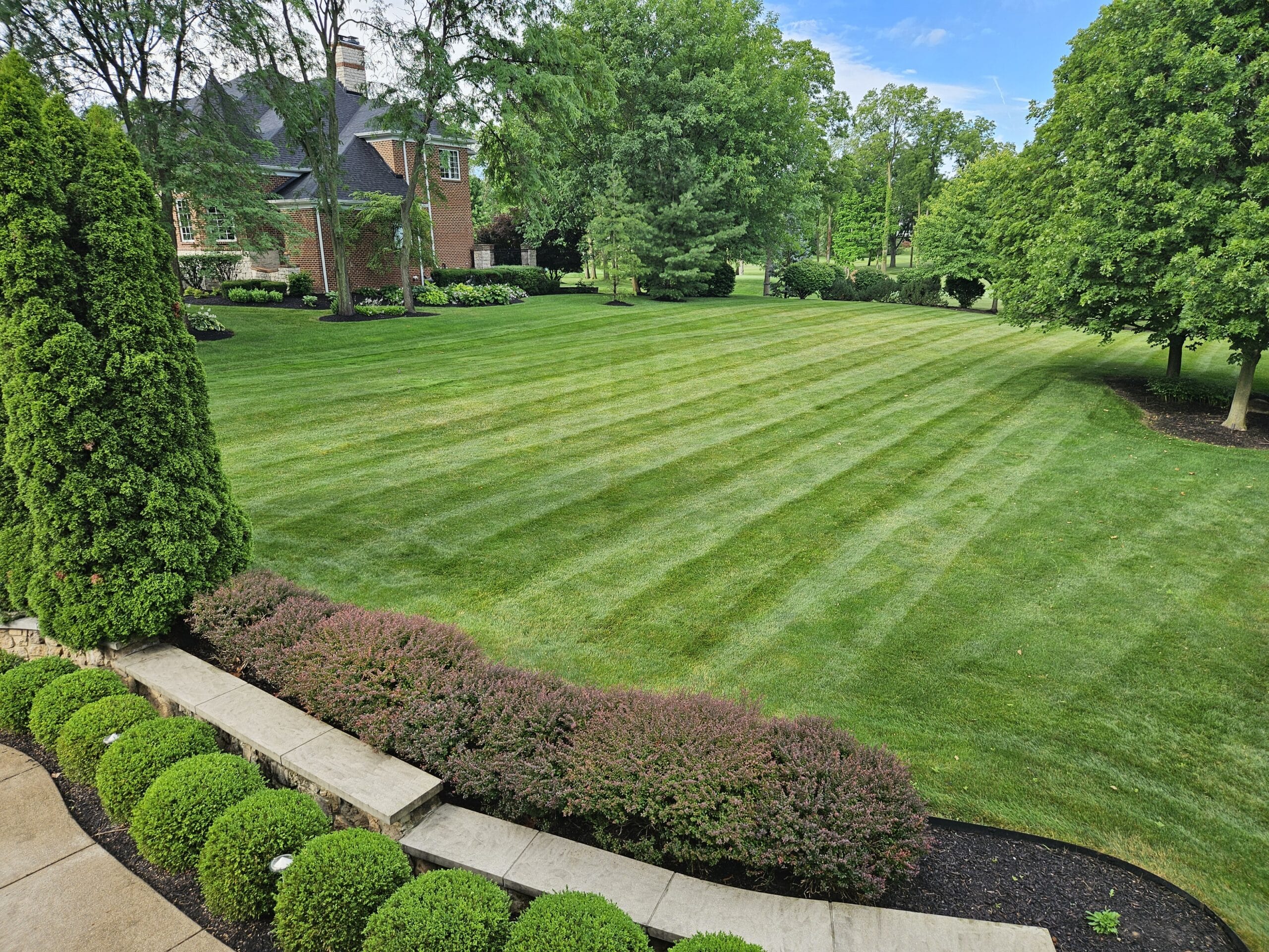 Professional lawn mowing and landscape maintenance services in Indianapolis, IN