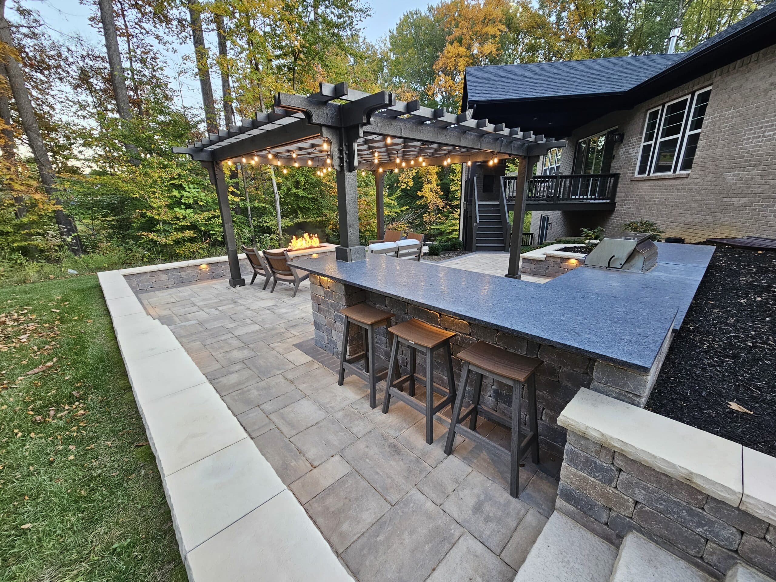 Landscape design and build services in Indianapolis
