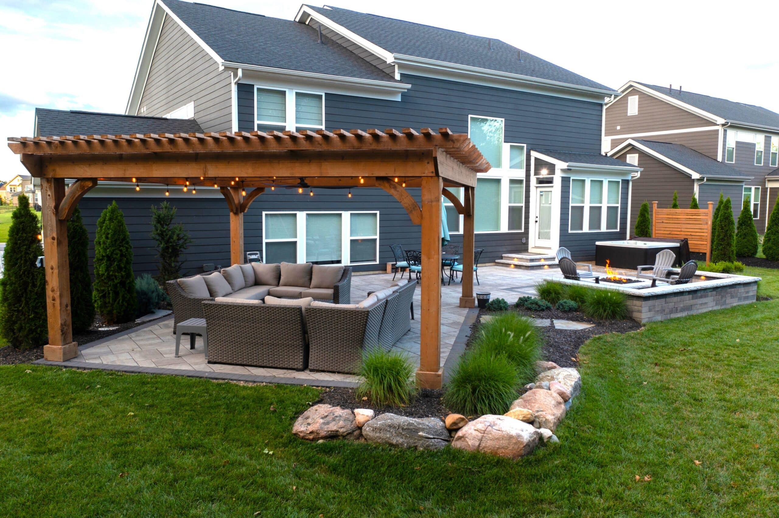 Landscape design and installation services in Indiana